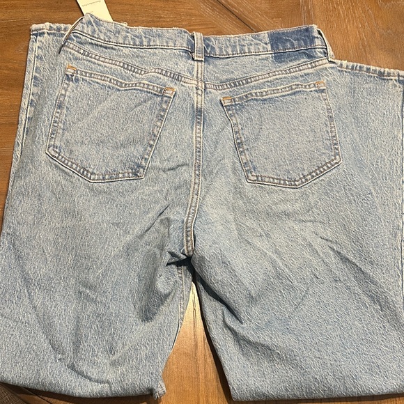 Abercrombie & Fitch Light Blue 90s Straight-Leg Curve Love Jeans - Picture 4 of 5